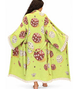 Dice Jacquard Cotton Kimono Robe