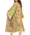 Wild Tiger Jacquard Cotton Kimono Robe