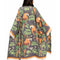Tropical Parrot Jacquard Cotton Kimono Robe